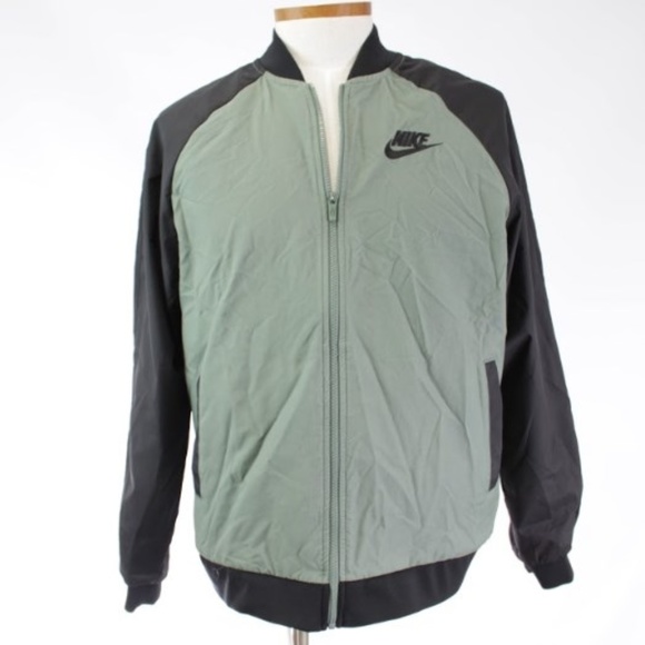nike woven bomber jacket